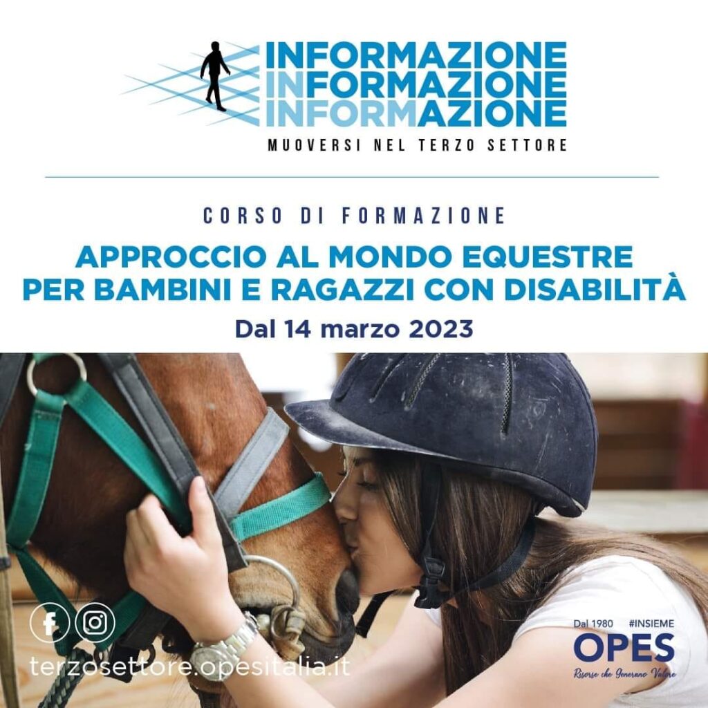 Continua il corso APPROCCIO AL MONDO EQUESTRE PER BAMBINI E RAGAZZI CON DISABILITÀ, momento assolutamente importante per queste persone con difficoltà e un grande segnale trasmesso ai ragazzi che partecipano a questa esperienza a livello formativo